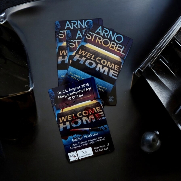 Tickets Premierenlesung "WELCOME HOME"